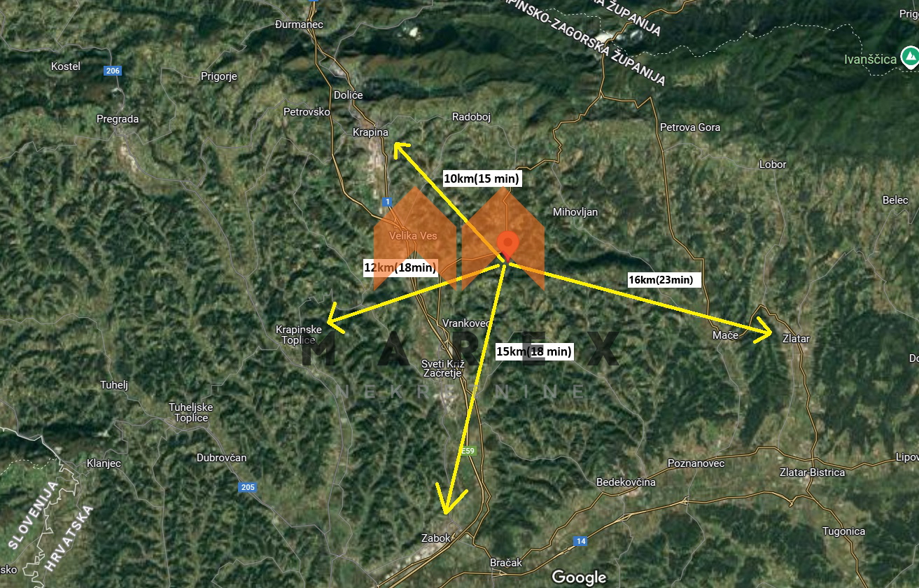 For Sale: Roh-Bau House in a Peaceful Location in Donja Šemnica